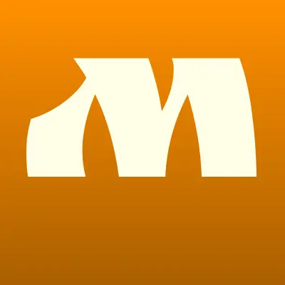 Магнит, сеть универсамов, лого-визитка